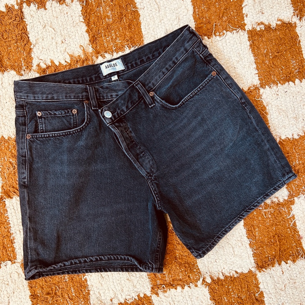 AGOLDE criss cross Shorts Black 31 Loose